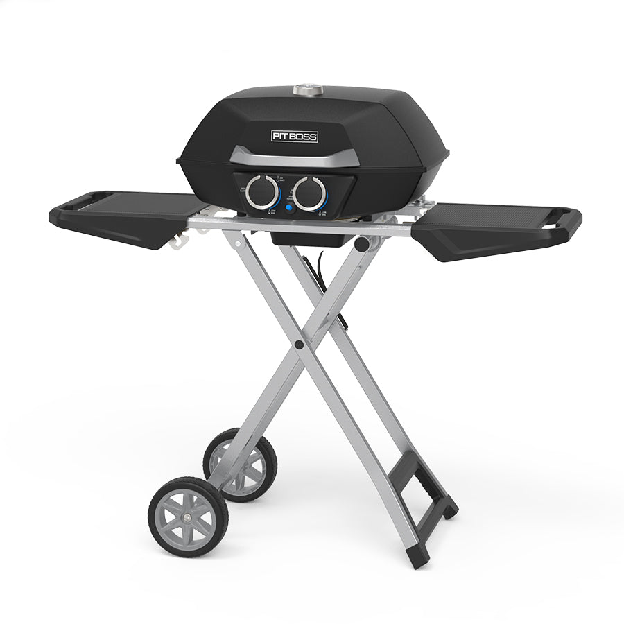 Pit Boss 2-Burner Portable Gas Grill with Collapsible Cart