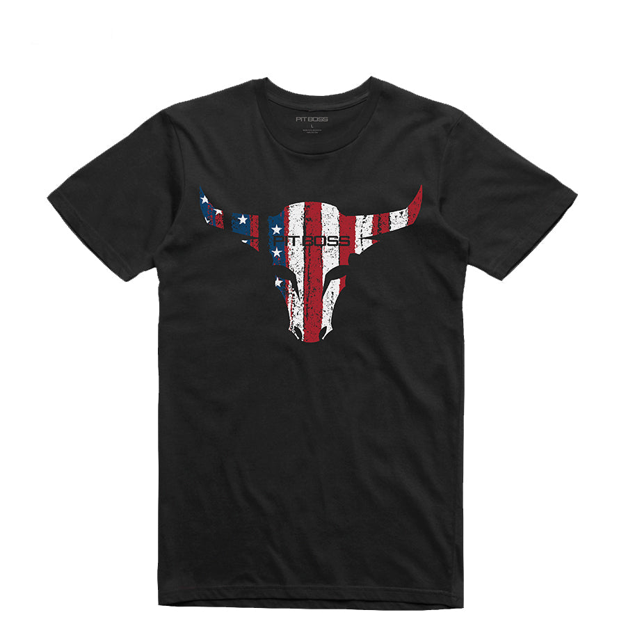 Pit Boss American Bull Men’s T-Shirt - Black