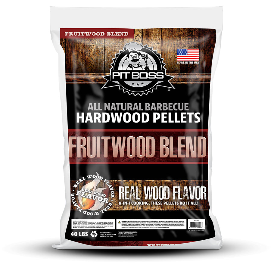Pit Boss 40 lb Fruitwood Blend Hardwood Pellets