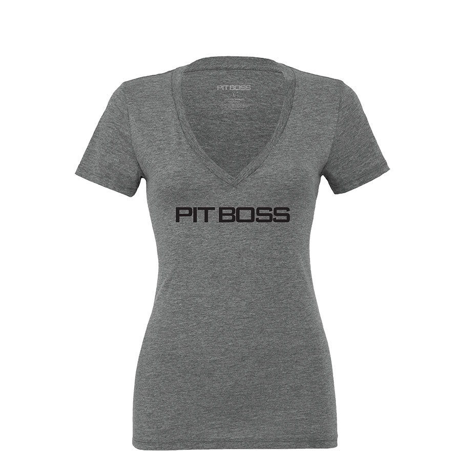 Pit Boss Women’s Premium Heather Logo T-Shirt