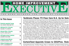 Home Improvements Executive Recognition